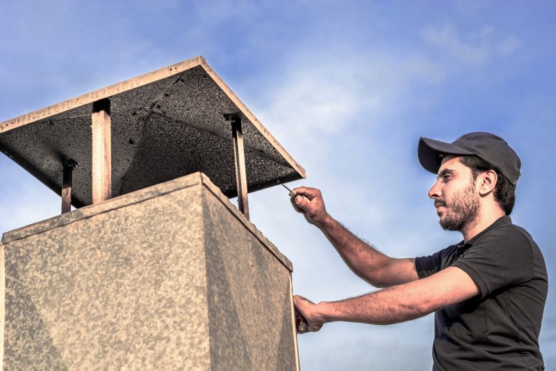Inspecting Chimney Flashing
